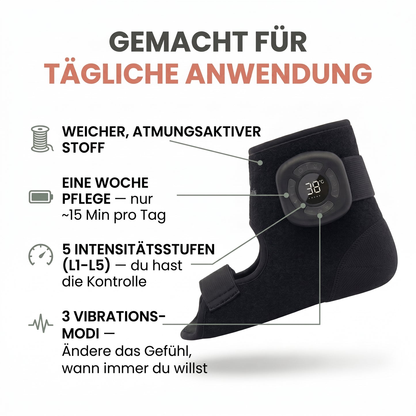 Fuß- & Knöchelmassagegerät